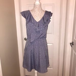 BCBGeneration Ruffle Faux Wrap Dress